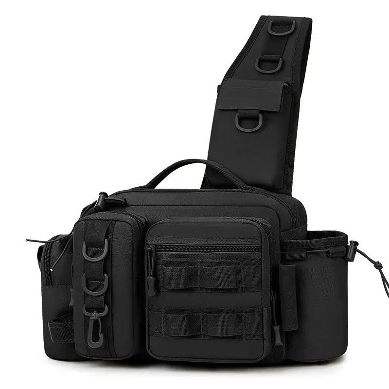 Fishing Backpack with Rod Holder