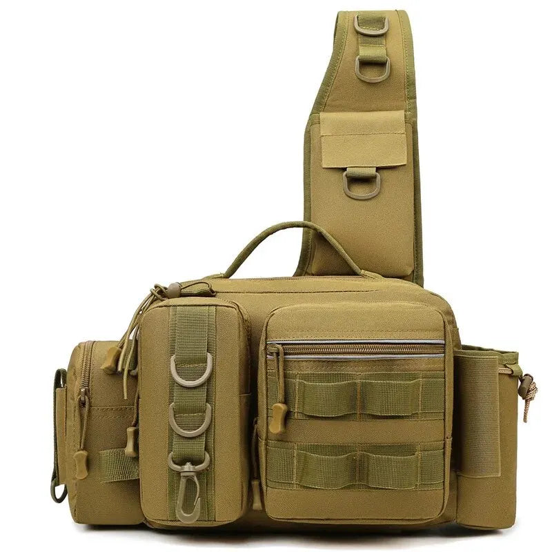 Fishing Backpack with Rod Holder